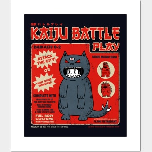 Kaiju Battle Player 2 - Catzilla Posters and Art